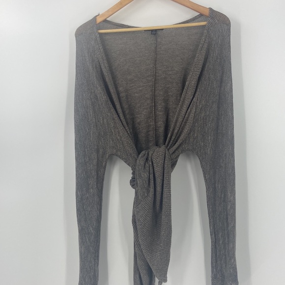 American Eagle outfitters Long shawl sweater cardigan drape front XL - Picture 9 of 13
